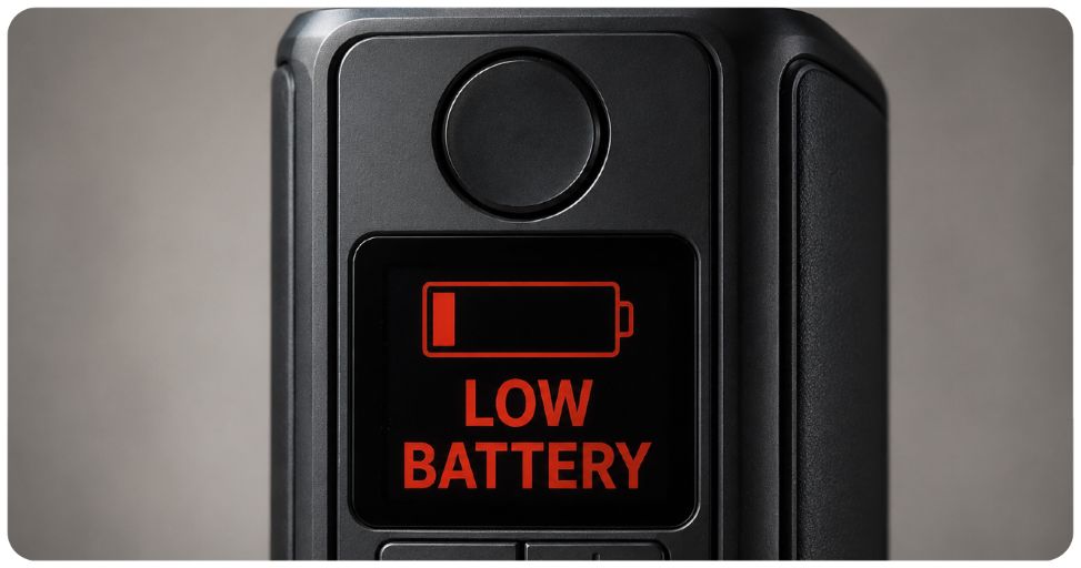 low battery en français